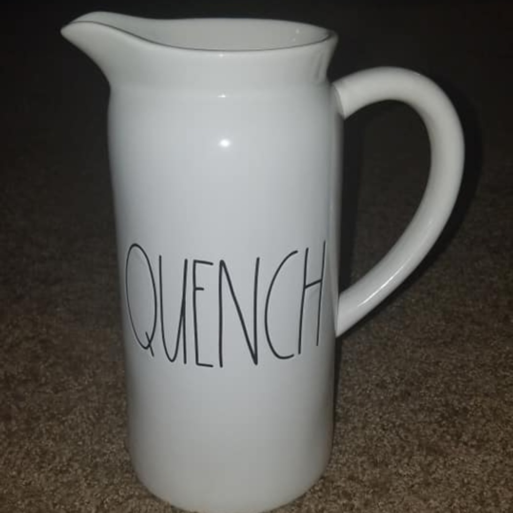 Rae Dunn Ceramic Quench Pitcher